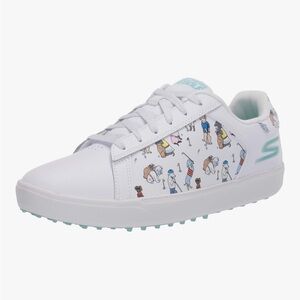 Skechers Womens Skechers Women's Go Drive Dogs at Play Spikeless Golf Shoe